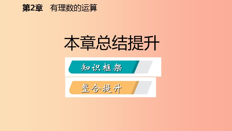 2019年秋七年级数学上册 第二章 有理数的运算本章总结提升导学课件（新版）浙教版.ppt_第2页