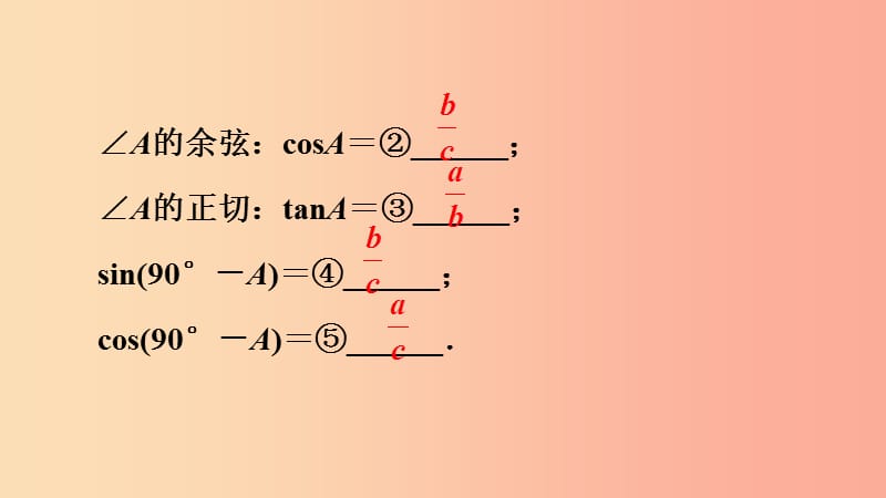 2019中考数学复习 第21课时 锐角三角函数及其应用课件.ppt_第3页