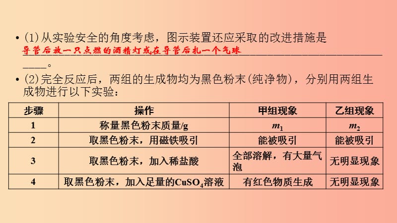 2019中考化学总复习 第二部分 专题综合强化 专题七 实验探究题 类型5 有关影响因素、反应条件的探究课件.ppt_第3页