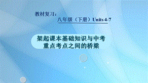 2019中考英語二輪復(fù)習(xí) 八下 Units 4-7知識點復(fù)習(xí)課件 人教新目標版.ppt