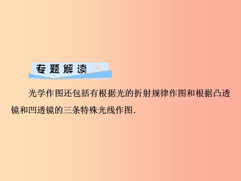 2019年八年级物理全册 第四章 多彩的光 微专题5 光现象作图（二）课件（新版）沪科版.ppt_第2页