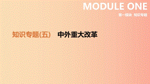 2019年中考?xì)v史二輪復(fù)習(xí) 知識專題5 中外重大改革課件 新人教版.ppt