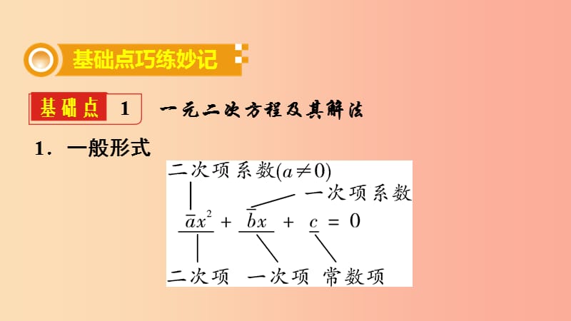 2019中考数学复习 第8课时 一元二次方程及其应用课件.ppt_第2页