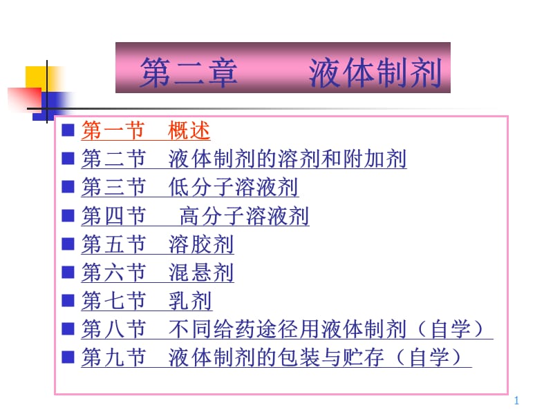 药剂学液体制剂ppt课件_第1页