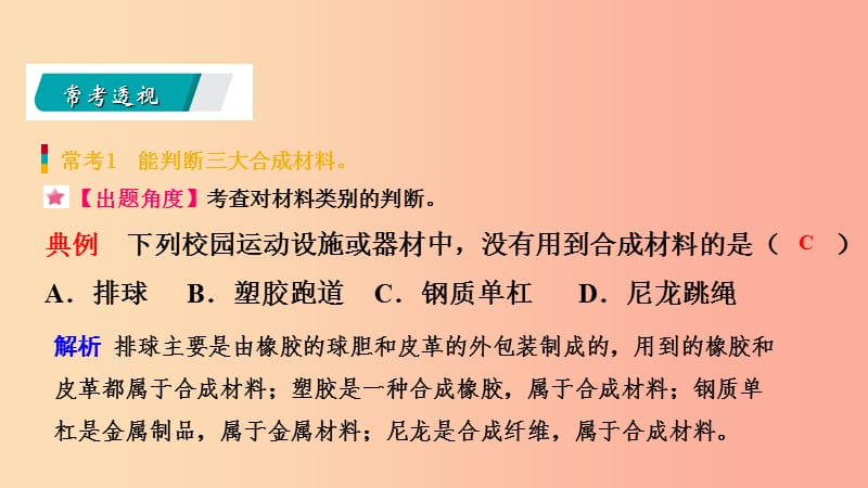 九年级化学下册第九章现代生活与化学9.2化学合成材料第1课时常见的有机合成材料同步课件新版粤教版.ppt_第3页