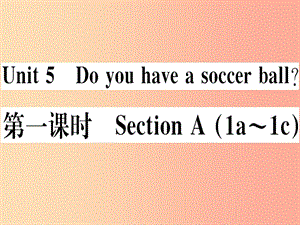 （玉林專版）2019秋七年級(jí)英語上冊(cè) Unit 5 Do you have a soccer ball（第1課時(shí)）新人教 新目標(biāo)版.ppt