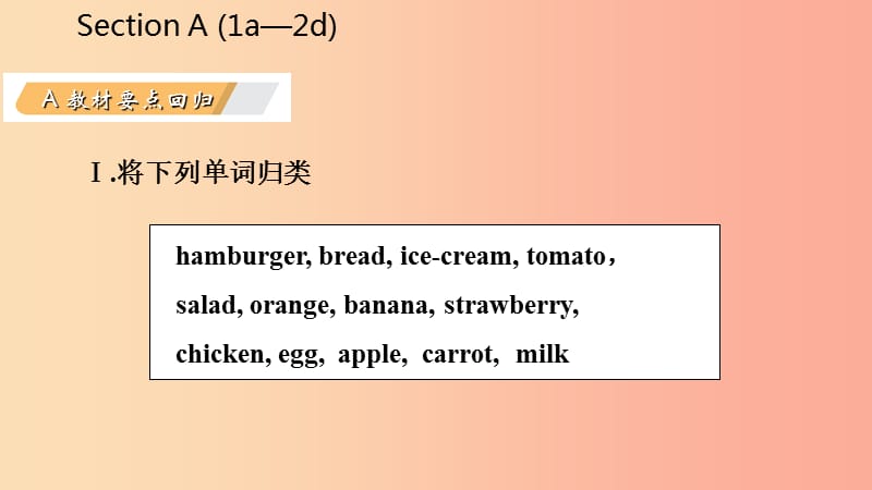 七年级英语上册 Unit 6 Do you like bananas Section A（1a-2d）导学课件 新人教版.ppt_第3页