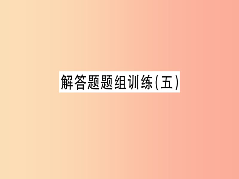 （湖北专版）2019年秋七年级数学上册 解答题题组训练（五）习题课件 新人教版.ppt_第1页