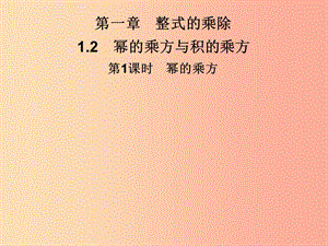 2019春七年級(jí)數(shù)學(xué)下冊(cè) 第一章《整式的乘除》1.2 冪的乘方與積的乘方 第1課時(shí) 冪的乘方習(xí)題課件 北師大版.ppt