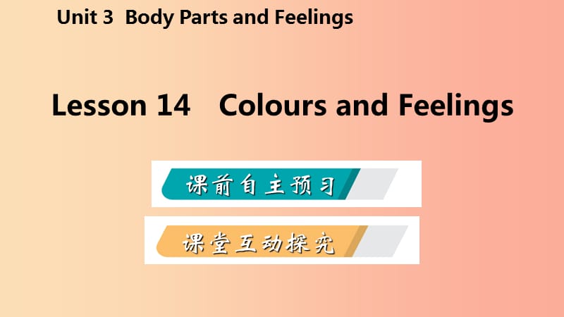 七年级英语上册Unit3BodyPartsandFeelingsLesson14ColoursandFeelings导学课件新版冀教版.ppt_第2页