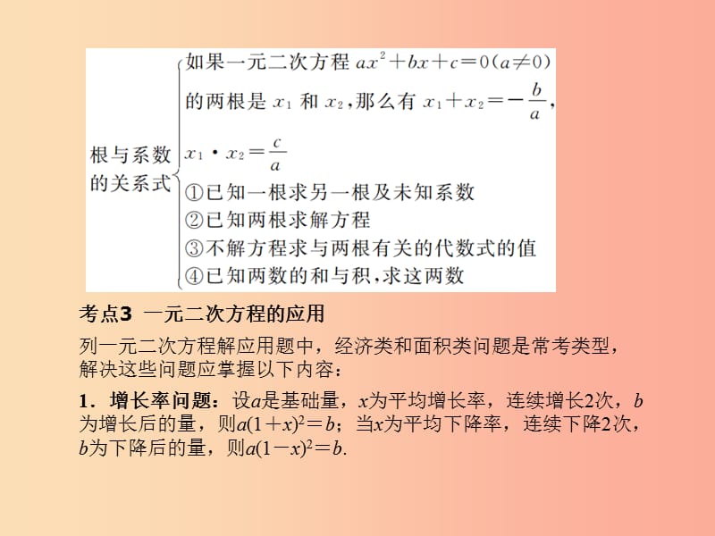 中考数学总复习 第一部分 系统复习 成绩基石 第二章 方程（组）与不等式（组）第7讲 一元二次方程.ppt_第3页