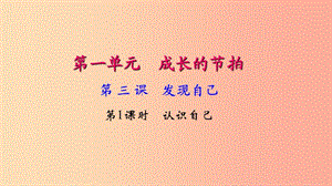 七年級道德與法治上冊 第一單元 成長的節(jié)拍 第三課 發(fā)現(xiàn)自己（第1課時 認識自己）習(xí)題課件 新人教版.ppt