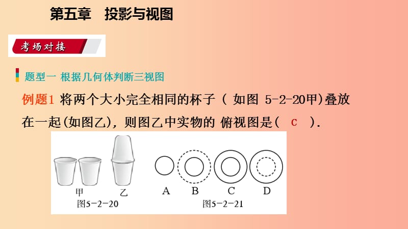 2019年秋九年级数学上册第五章投影与视图5.2视图考吃接课件（新版）北师大版.ppt_第2页