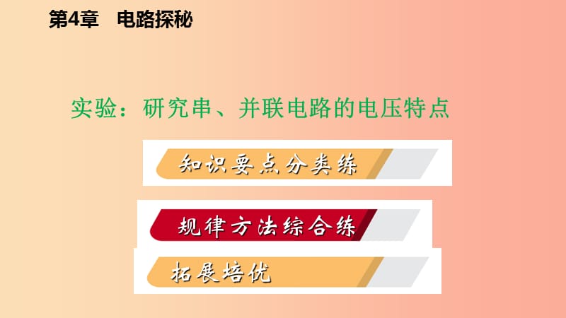 八年级科学上册 第4章 电路探秘 4.5 电压的测量 实验：研究串、并联电路的电压特点练习课件 浙教版.ppt_第2页