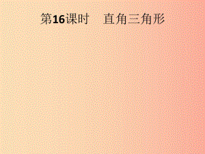 （人教通用）2019年中考數(shù)學(xué)總復(fù)習(xí) 第四章 幾何初步知識(shí)與三角形 第16課時(shí) 直角三角形課件.ppt