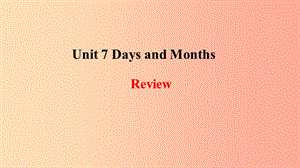 2019年秋季七年級英語上冊 Unit 7 Days and Months-Review課件（新版）冀教版.ppt