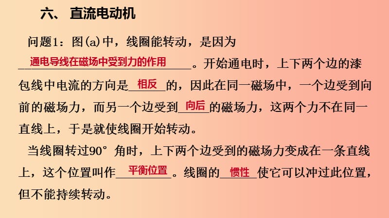 九年级物理全册 14.6直流电动机课件1 （新版）北师大版.ppt_第3页