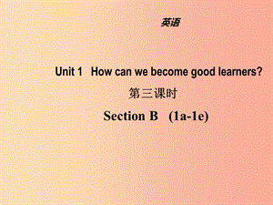 九年級(jí)英語全冊(cè) Unit 1 How can we become good learners（第3課時(shí)）課件 新人教版.ppt