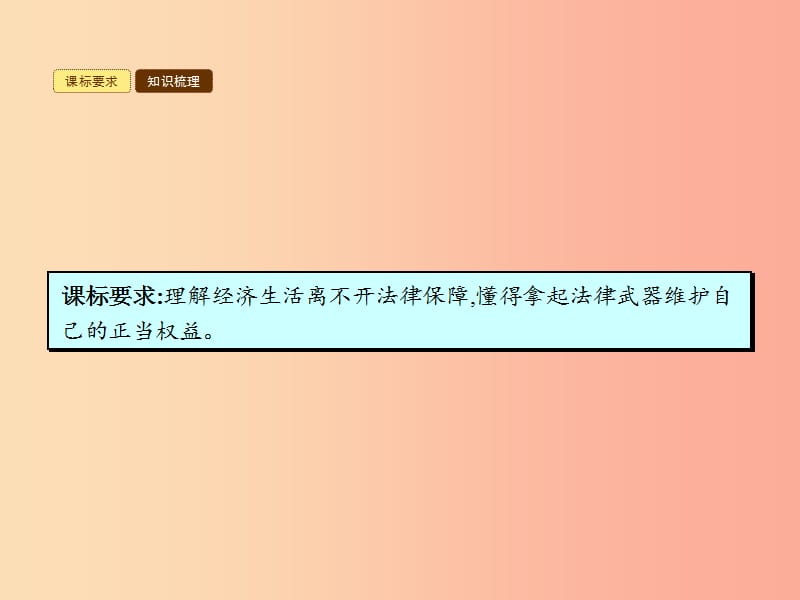 八年级政治上册 第三单元 关注经济生活 第一节 我们身边的经济生活 第3框 经济生活需要法律保障 湘教版.ppt_第2页