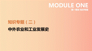 江蘇省2019年中考?xì)v史二輪復(fù)習(xí) 第一模塊 知識(shí)專(zhuān)題02 中外農(nóng)業(yè)和工業(yè)發(fā)展史課件 新人教版.ppt