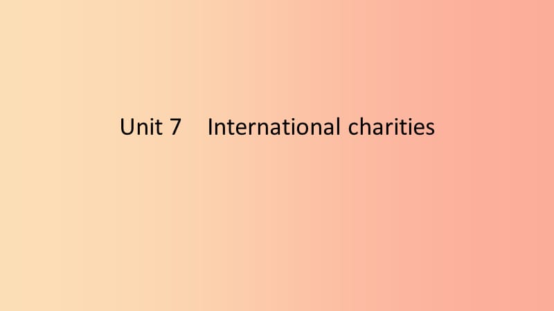 2019春八年级英语下册 Unit 7 International charities语法专练课件（新版）牛津版.ppt_第1页