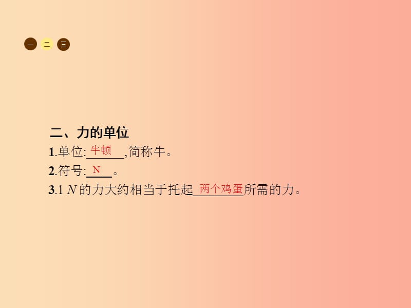 八年级物理全册 6.2 怎样描述力习题课件 （新版）沪科版.ppt_第3页