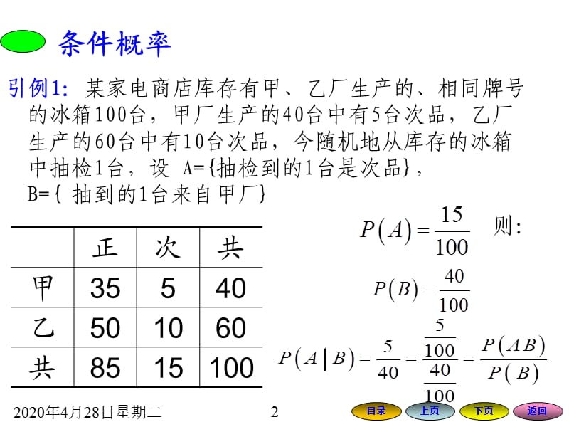 条件概率、全概率公式和贝叶斯公式.ppt_第2页