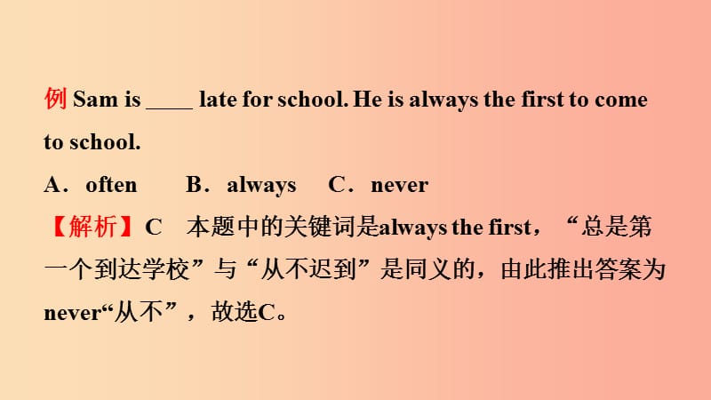 山东省菏泽市2019年初中英语学业水平考试题型专项复习题型二单项填空课件.ppt_第3页