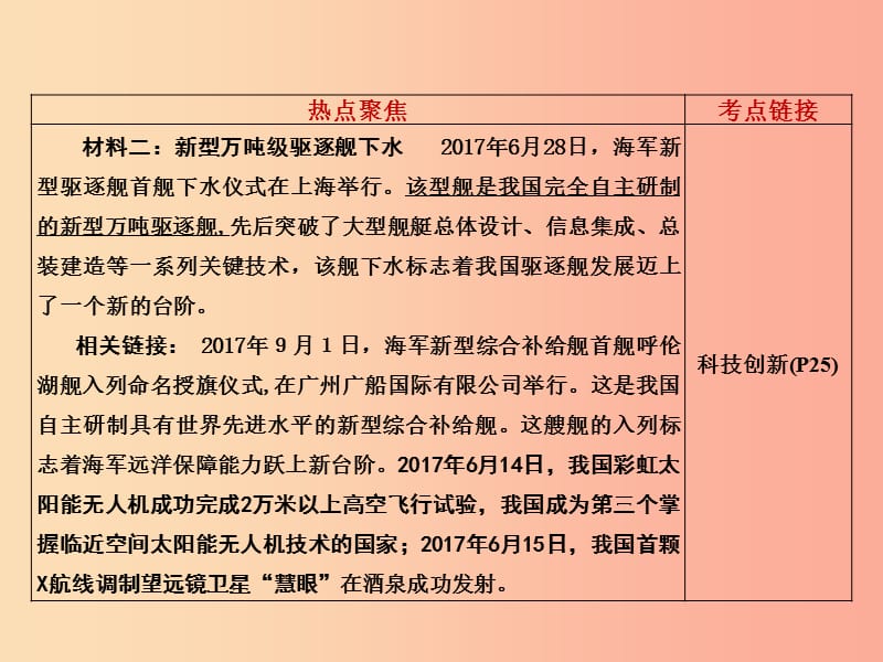 湖南省2019中考政治 第三部分 热点专题攻略 专题十一 创新驱动发展 科技引领未来课件 新人教版.ppt_第3页