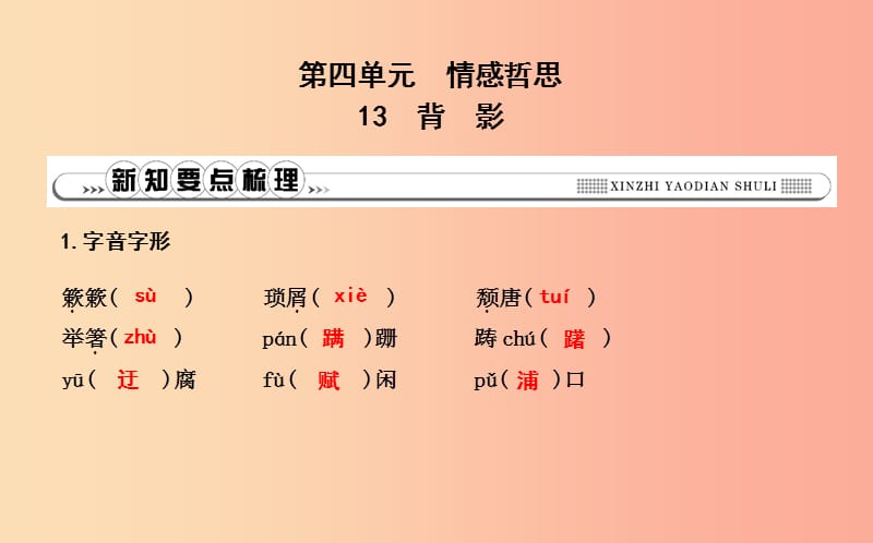 八年级语文上册 第四单元 13 背影课件 新人教版.ppt_第1页