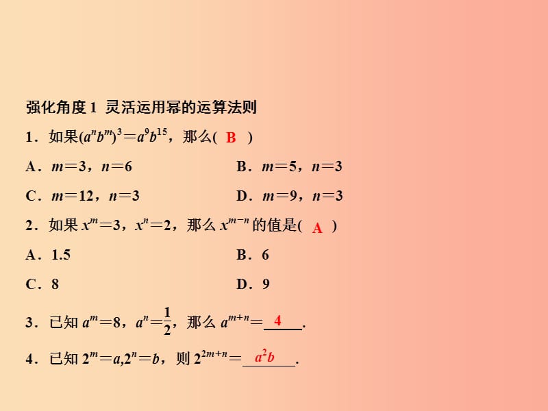 八年级数学上册第14章整式的乘法与因式分解专题强化五运算法则及乘法公式的灵活应用课件 新人教版.ppt_第2页