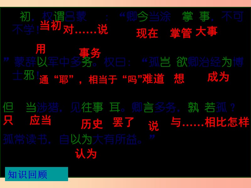 江西省七年级语文下册 第一单元 第4课 孙权劝学课件 新人教版.ppt_第2页