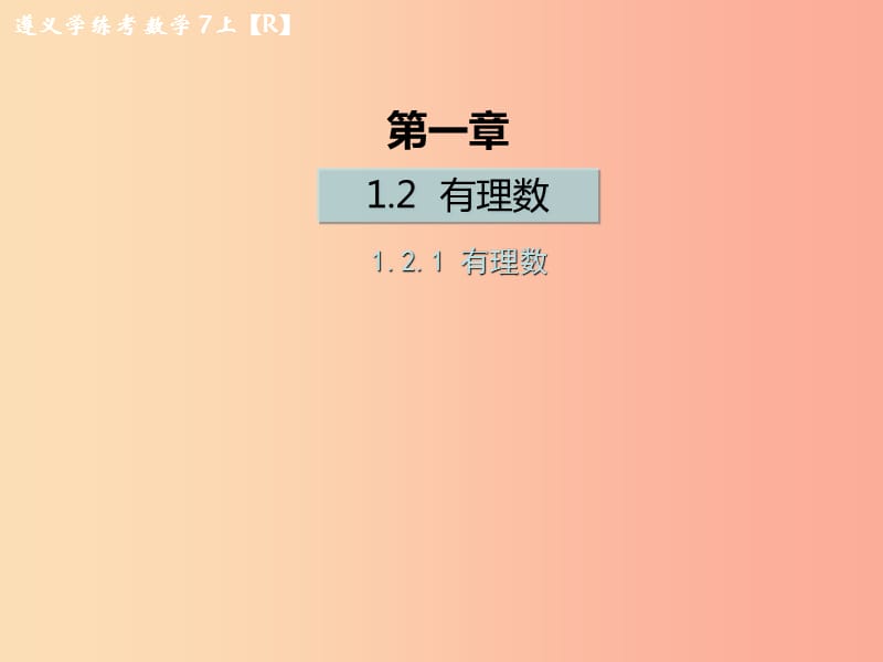 （遵義專(zhuān)版）2019年七年級(jí)數(shù)學(xué)上冊(cè) 第一章 有理數(shù) 1.2 有理數(shù) 1.2.1 有理數(shù)課后作業(yè)課件 新人教版.ppt_第1頁(yè)