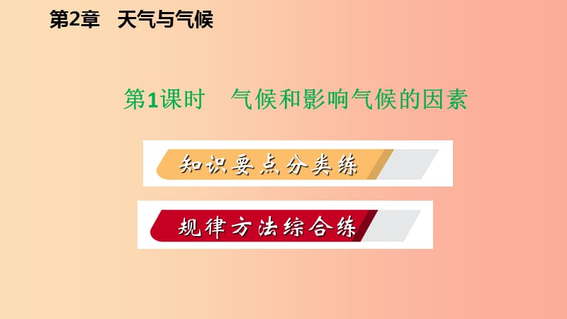 八年级科学上册 第2章 天气与气候 2.6 气候和影响气候的因素练习课件 （新版）浙教版.ppt_第2页