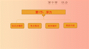 八年級(jí)物理下冊(cè) 10.1 浮力復(fù)習(xí)課件 新人教版.ppt