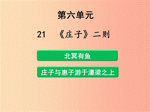 內(nèi)蒙古巴彥淖爾市八年級(jí)語(yǔ)文下冊(cè) 21《莊子》二則課件 新人教版.ppt