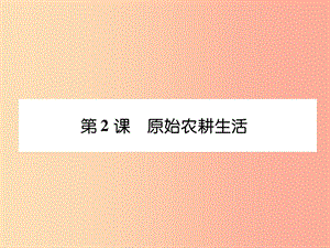 七年級(jí)歷史上冊(cè) 課時(shí)知識(shí)梳理 第1單元 史前時(shí)期 中國(guó)境內(nèi)早期人類與文明的起源 第2課 原始農(nóng)耕生活.ppt