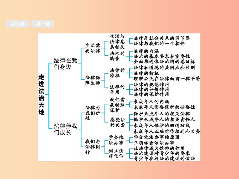 （课标通用）甘肃省2019年中考道德与法治总复习 第2部分 七下 第4单元 走进法治天地课件.ppt_第2页