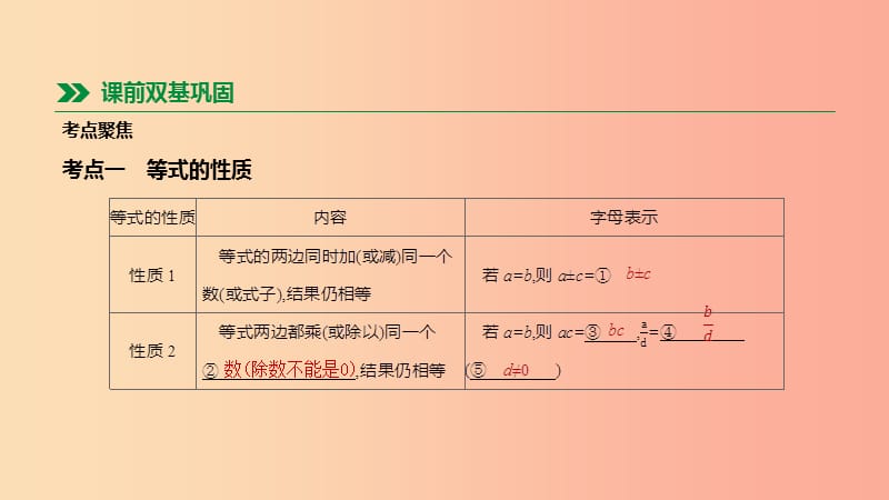 北京市2019年中考数学总复习 第二单元 方程（组）与不等式（组）第05课时 一次方程（组）课件.ppt_第2页