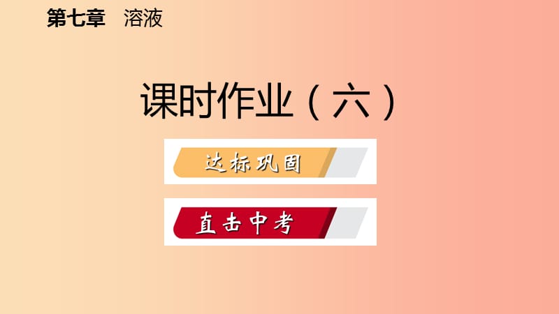 九年级化学下册第七章溶液7.1溶解与乳化第1课时溶解影响溶质溶解快慢的因素课时作业六课件新版粤教版.ppt_第2页