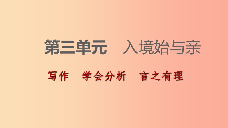 九年级语文下册第三单元写作学会分析言之有理习题课件苏教版.ppt_第1页