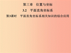 八年級數(shù)學(xué)上冊 第三章 位置與坐標(biāo) 3.2 平面直角坐標(biāo)系 第3課時(shí) 平面直角坐標(biāo)系相關(guān)知識的綜合應(yīng)用導(dǎo)學(xué) .ppt