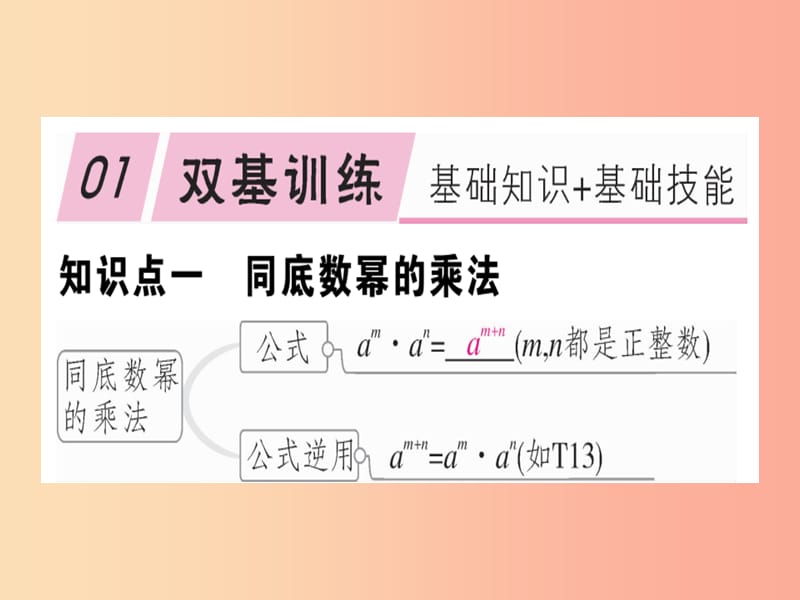 八年级数学上册 14《整式的乘法与因式分解》14.1 整式的乘法 14.1.1 同底数幂的乘法习题讲评课件 新人教版.ppt_第2页