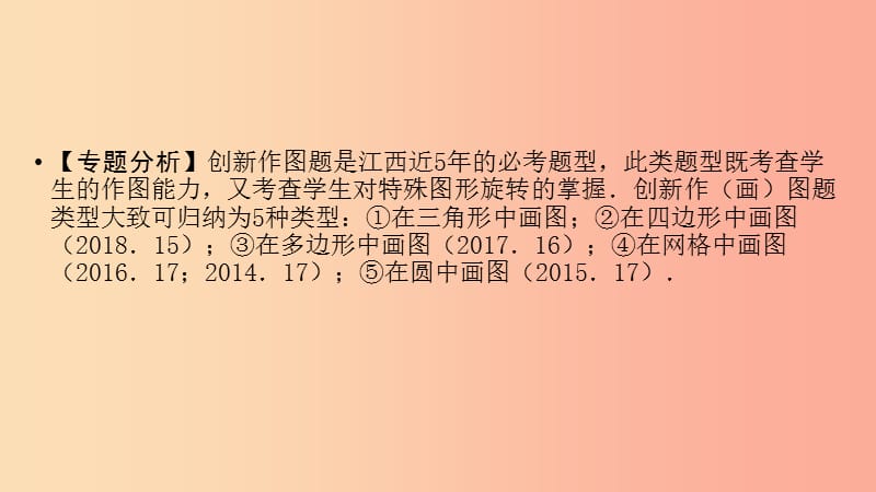 江西专用2019中考数学总复习第二部分专题综合强化专题二创新作图题课件.ppt_第2页