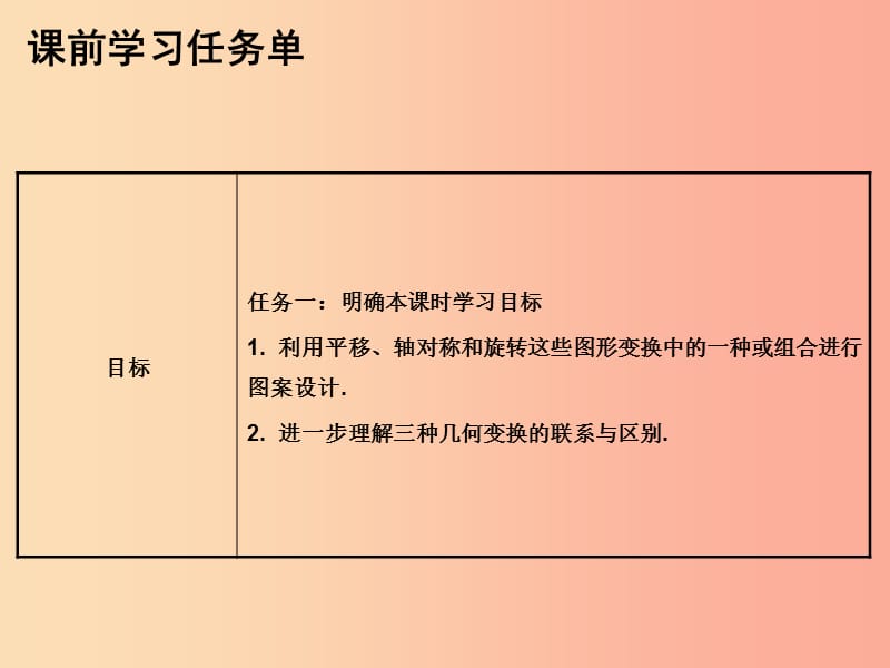 2019年秋九年级数学上册 第二十三章 旋转 第35课时 课题学习 图案设计（小册子）课件 新人教版.ppt_第2页