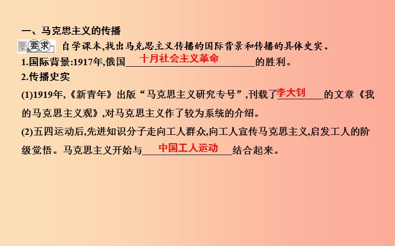 八年级历史上册《第四单元 新民主主义革命的开始》第14课 中国共产党诞生课件 新人教版.ppt_第2页