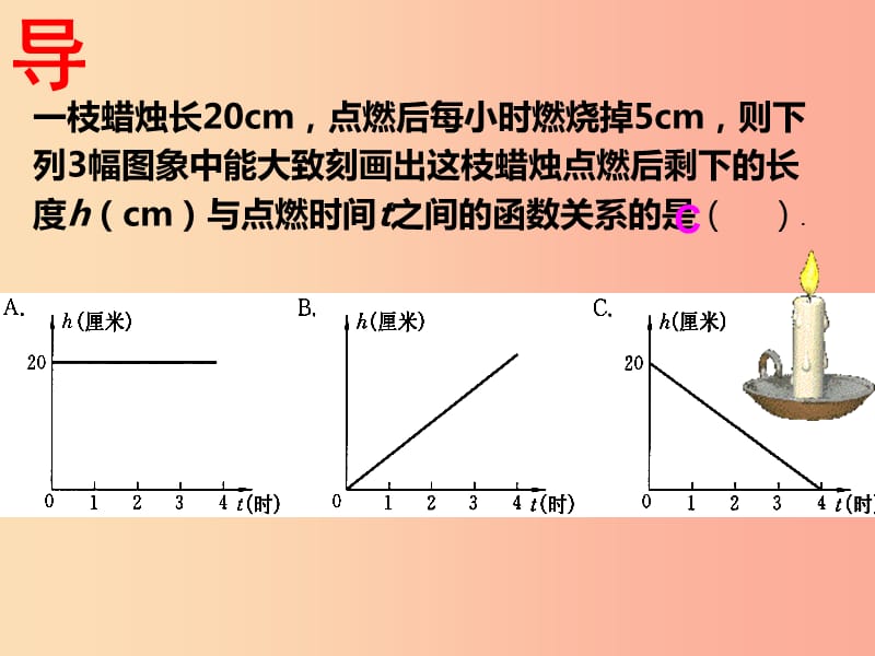 河北省八年级数学下册 第二十章 函数 20.4 函数的初步应用课件1（新版）冀教版.ppt_第3页