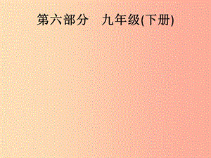 （課標(biāo)通用）甘肅省2019年中考道德與法治總復(fù)習(xí) 第6部分 九下 第1單元 我們共同的世界課件.ppt