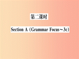 （黃岡專用）八年級英語上冊 Unit 2 How often do you rcise（第2課時）課件 新人教版.ppt