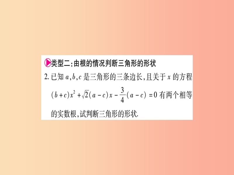 2019秋九年级数学上册 第22章 一元二次方程 小专题（5）作业课件华东师大版.ppt_第3页